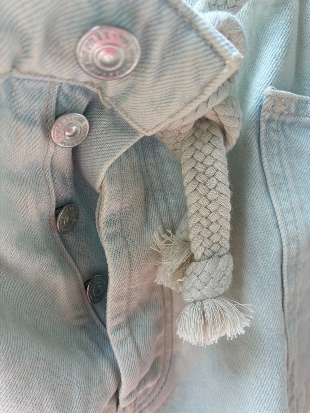 FP We The Free Bleached Moxie Drawstring Shorts NWT 32 - Picture 5 of 7